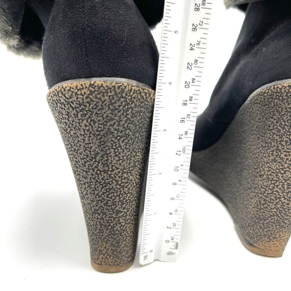 ZIGI SOHO GABRIEL wedged vegan suede boots size 10 - Picture 6 of 11